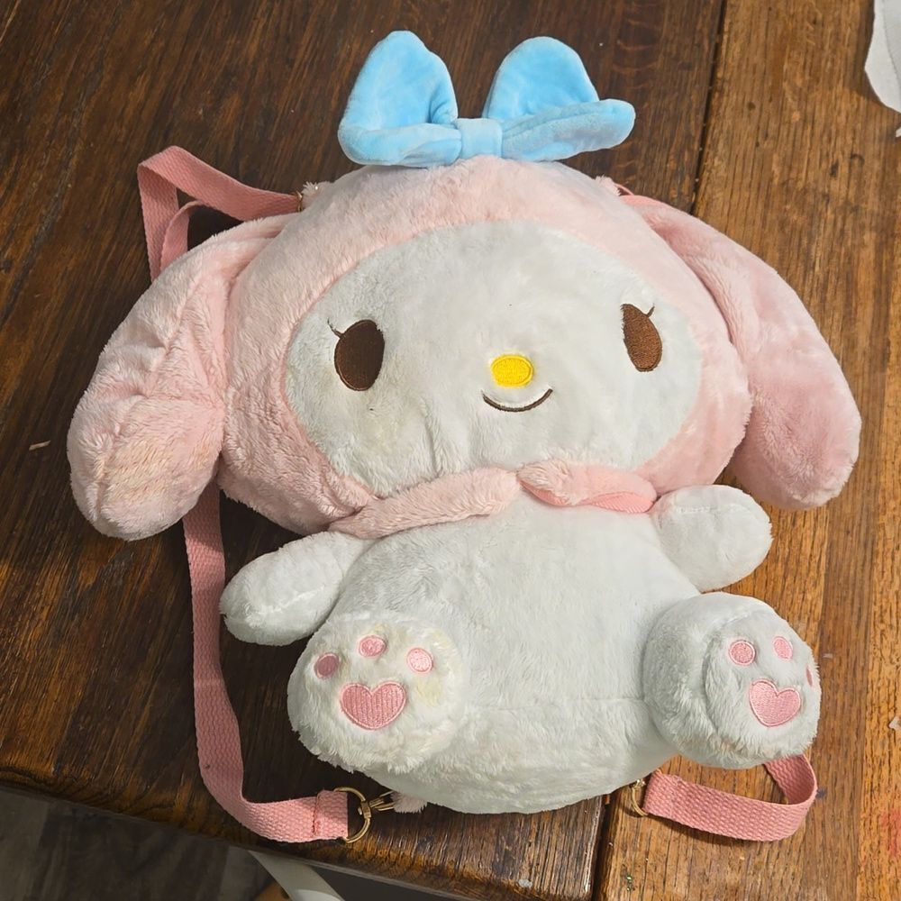 My melody by Sanrio backpack plush